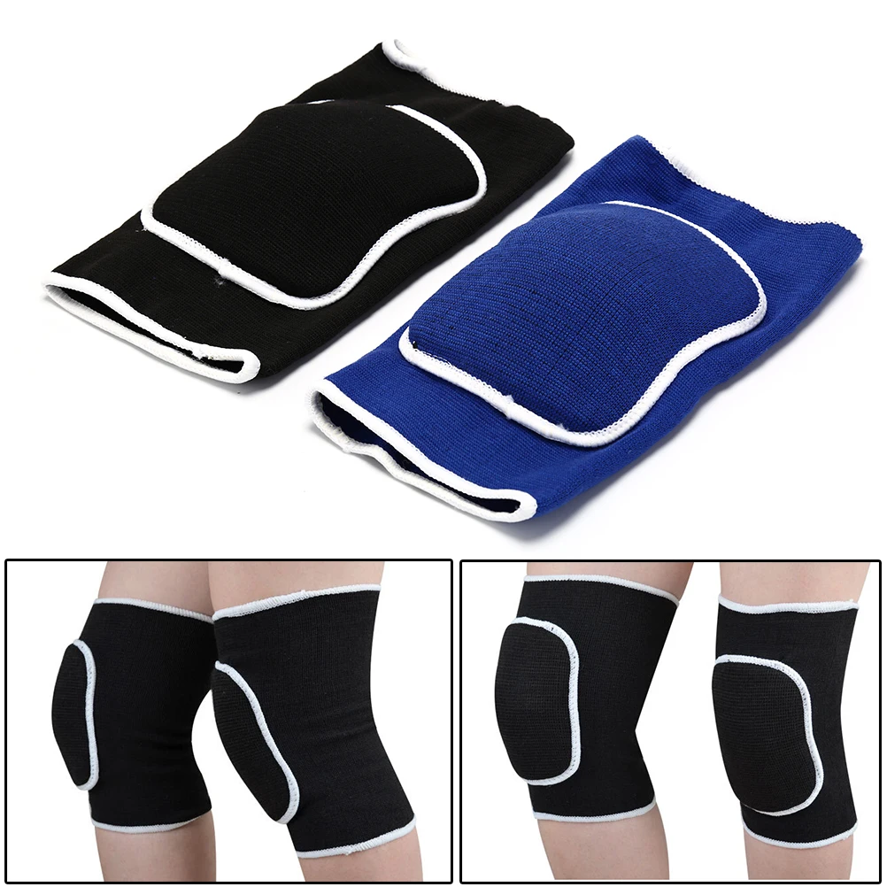 1pcs Elbow &Knee Pads knitted thick sponge basketball crash Support Brace Pads Elbow Support