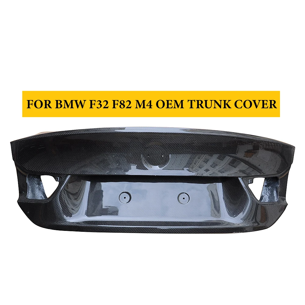 

For BMW F82 F32 M4 2015UP Carbon Fiber OEM Rear Trunk Lids Boot Cover Replacement Car Styling
