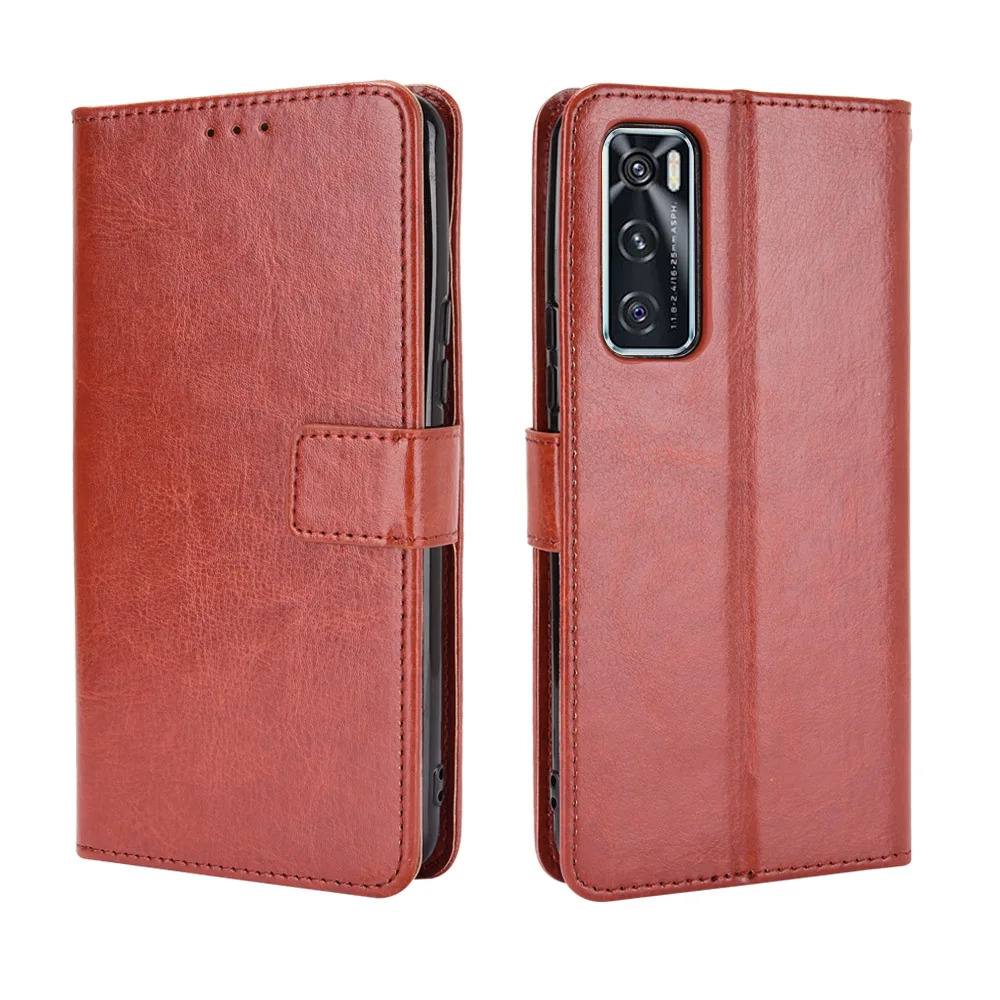 Flip Leather Wallet Cover For vivo V21e V11i V11 V15 V17 Neo V25 V23