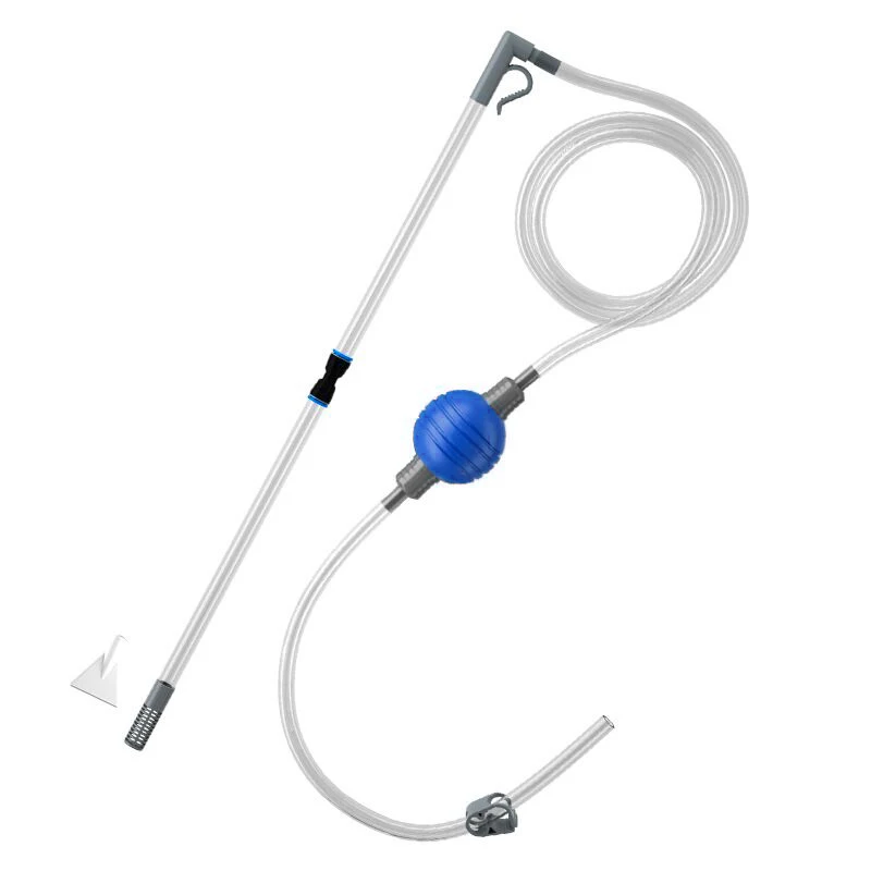 1PC-Aquarium Siphon Fish Tank Syphon Vacuum Cleaner Pump Semi-automatic Water Change Changer Gravel Water Filter Accessories