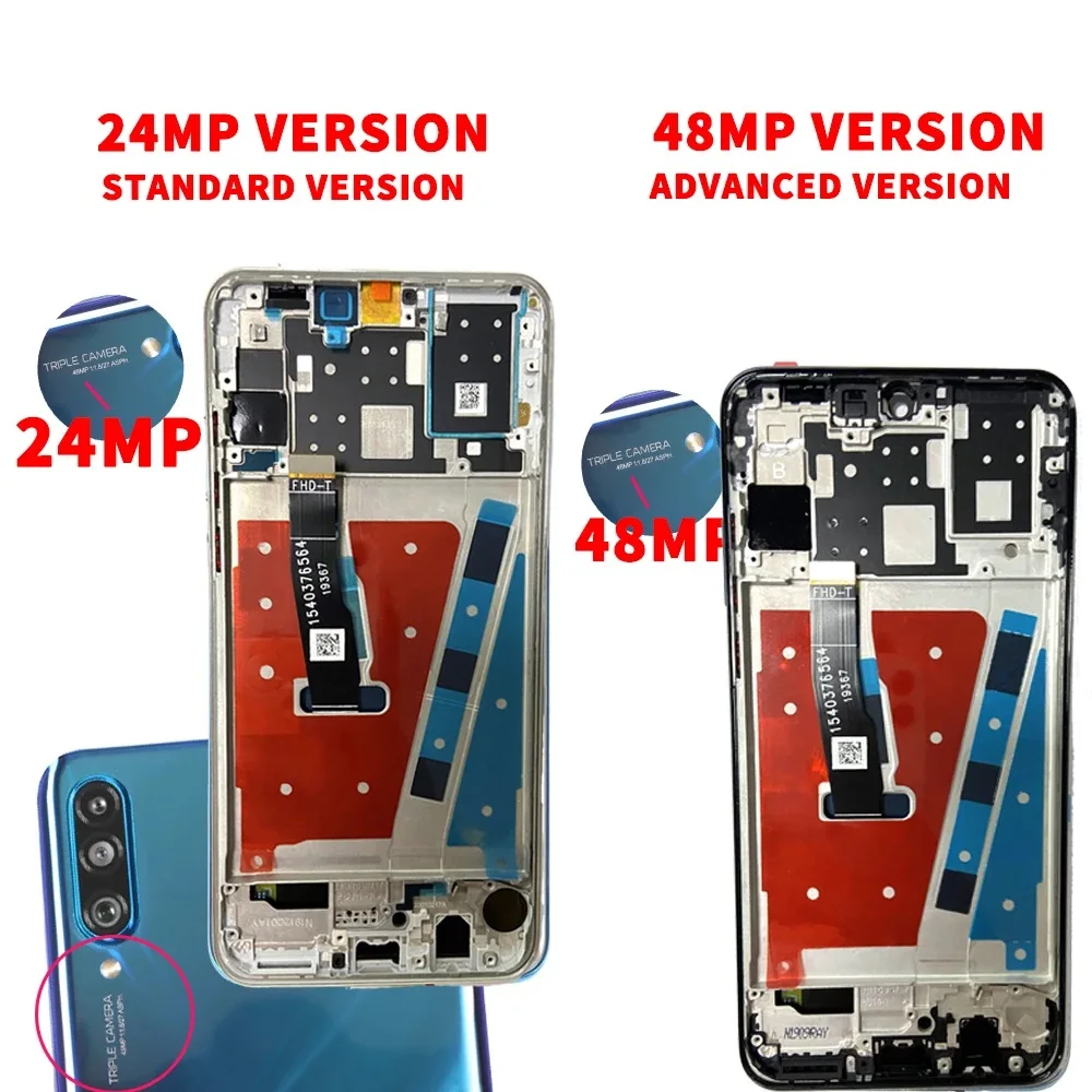 Écran LCD + Batterie Pour Huawei P30 Lite Noir (version 6 Go) - Neuf, Ouvert