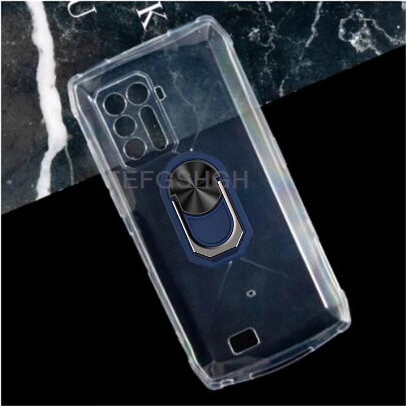 Heavy-Duty Back Ring Holder Phone Cover with TPU Soft Silicone Protection