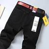 12 Style Option New Men's Stretch Regular Fit Denim Jeans High Quality Business Classic Trousers Male Black Blue Gray Pant 2
