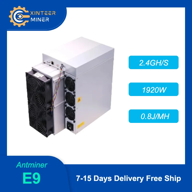 

Новинка Antminer E9 2,4G Майнер криптовалюты Майнинг и т. д. самый мощный алгоритм майнинга EtHash 1920 Вт Лучший ETHW и т. д. Майнер