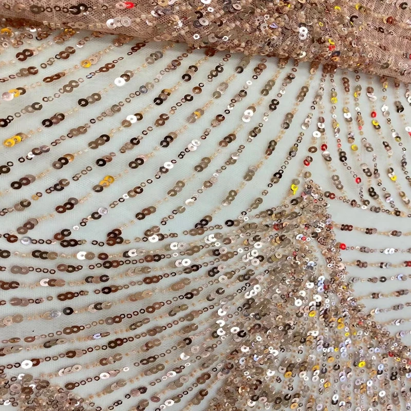 

Бусины, кружева с блестками, Африканское кружево, ткань, вышивка, французская сетка, тюлевые кружева для шитья TS1297