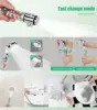 Bathroom Shower Head Water Saving High Pressure Nozzle Bath Sprayer Tourmaline Anion Stone Filter Rainfall Handheld Shower Head 5