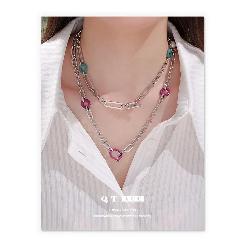 

Ожерелье с пряжкой из Латунного покрытия 18K настоящего золота/платины/натурального жемчуга
