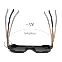 Lunettes de soleil polarisées CATERSIDE pour hommes, design rétro de marque de luxe, branches en bois massif, lunettes de soleil pour femmes, idéales pour la conduite et les soirées 5