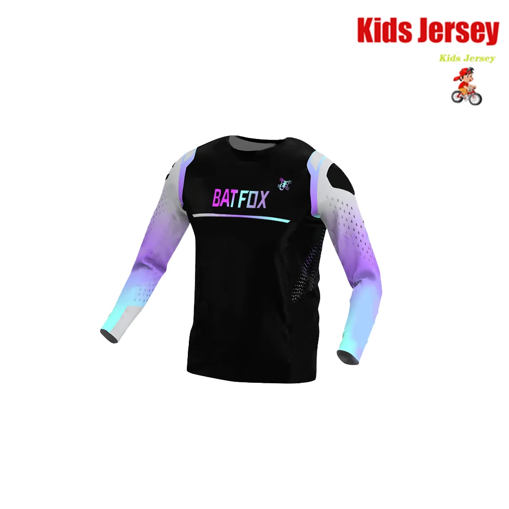 Children's Jersey Downhill Jerseys Mountain Bike Shirt Motorcycle Kids T-Shirt Bicycle Jersey Cycling Clothing 2