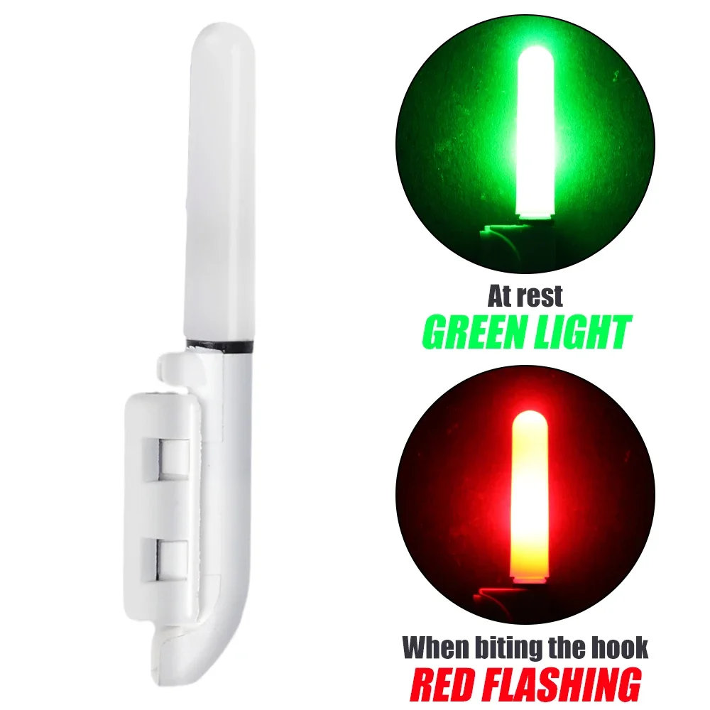2 Lumières De Pêche De Nuit Rechargeables Avec Batterie Et Chargeur - Étanches Pour Le Bout De La Canne