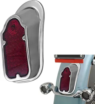 Harley Chrome Tombstone Tail Light 1