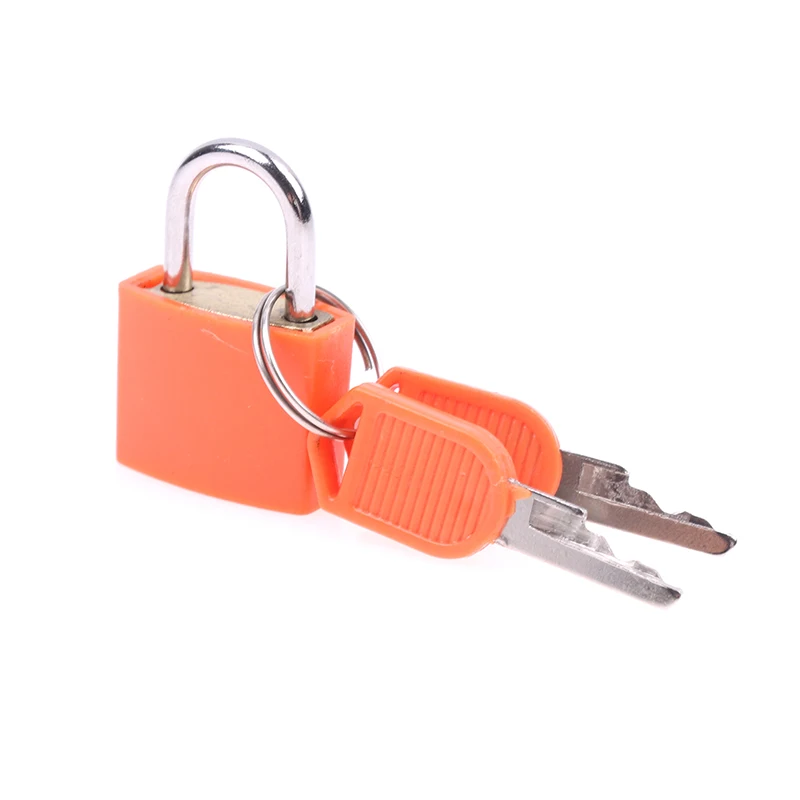 6Pcs Mini Cadenas à Bagage avec 2 Clés Petit Cadenas Clef Multicolore Serrures de Valise pour Bagages Voyage Chaîne Casiers 6 Couleurs | Leroy Merlin