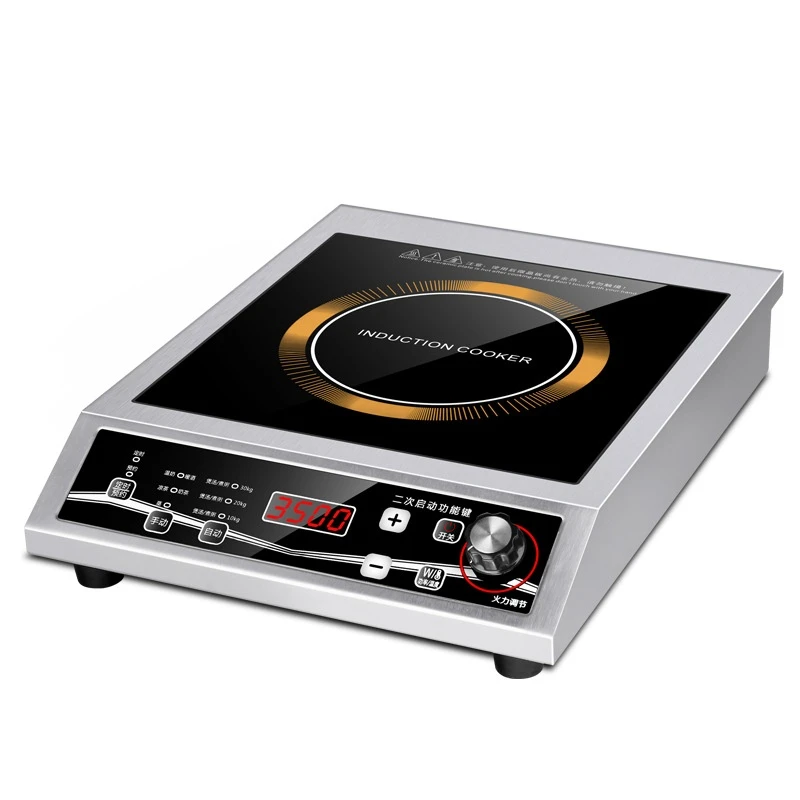 

3500W high-power single-head induction cooker button control maximum load-bearing 50KG black crystal panel YS-3505