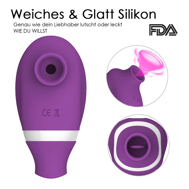 Powerful Sucking & Vibrating Clitoris Massager For Women_voghion.com