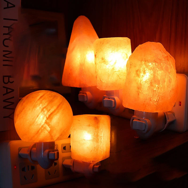 HimalayanWarmWhiteSaltLampNightLightNaturalCrystalLavaLamps