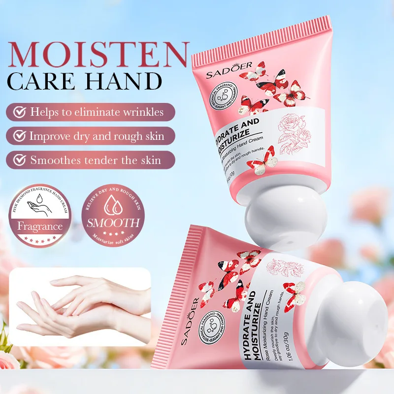 SADOER Perfumed Moisturizing Hand Cream Hydrating Retain Fragrance Anti-drying Hand Cream