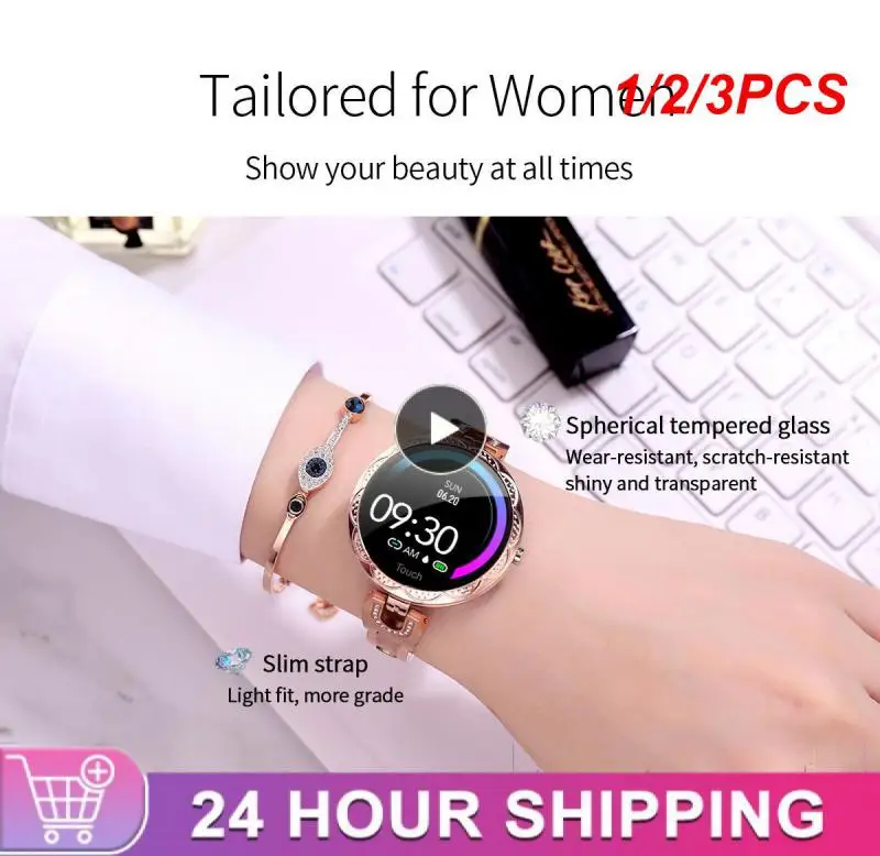 

1/2/3PCS Smart Watch Women IP67 Waterproof smartwatch Blood Pressure Heart Rate Fitness Tracker Bracelet 2019 Lady Watch VS H8