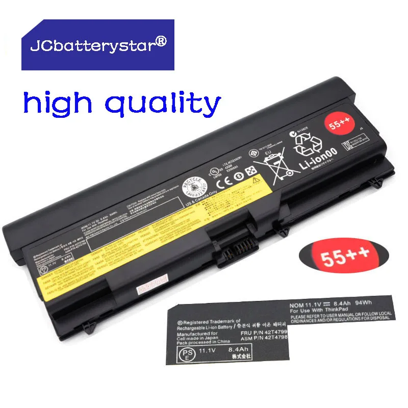

Оригинальный аккумулятор JC 42T4799 42T4798 для Lenovo ThinkPad E40 E50 E420 E520 T430 T420 T410 SL410K SL510 T510 W510 E520 L410 L512