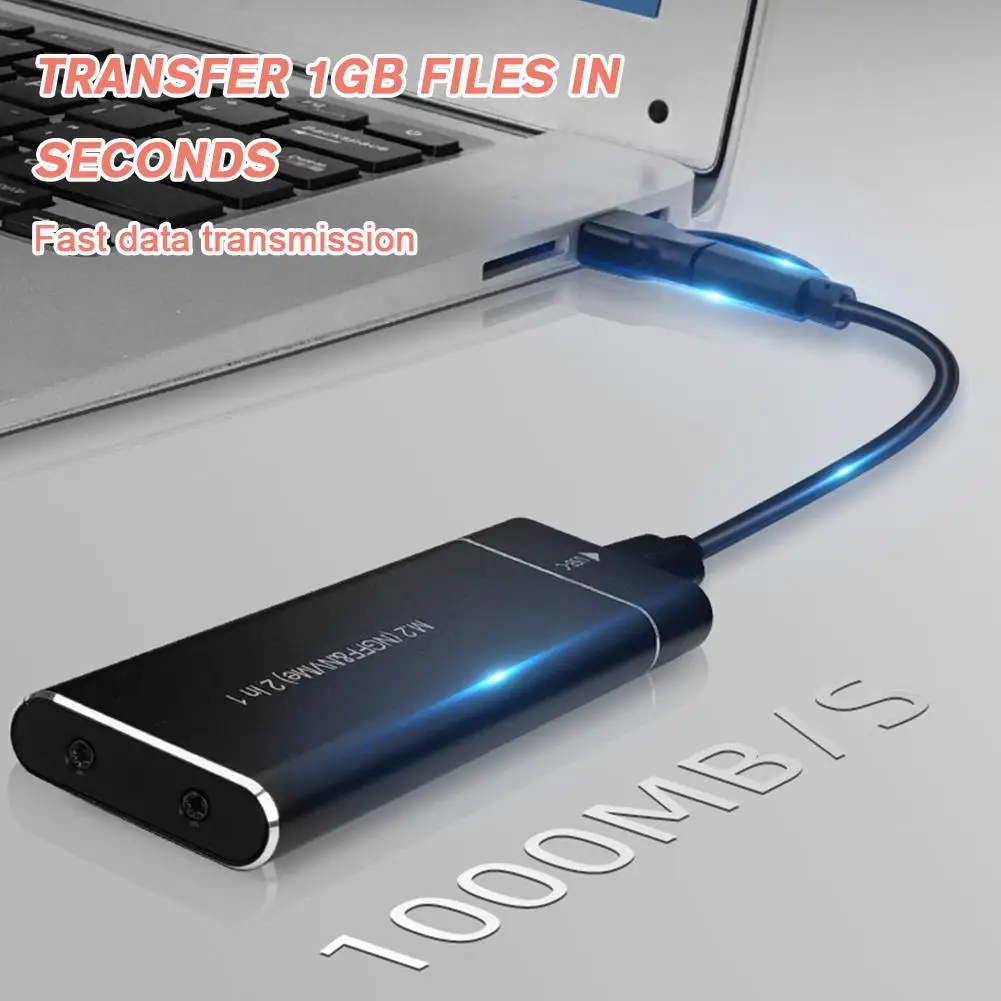 Aluminum USB 3.1 M2 Solid State Drive Enclosure