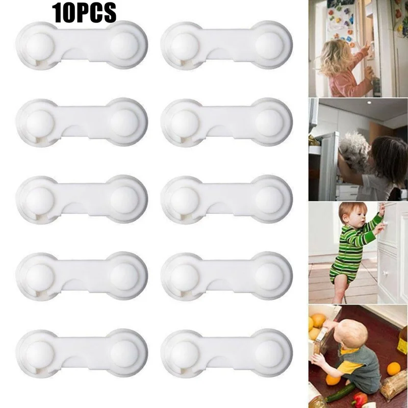 Cabinet Lock Child Lock Safety Lock 10/6/3pcs Children Security Protector Baby Care Multi-function Child Baby Safety Lock Cupboard Cabinet Door Drawer Safety Locks