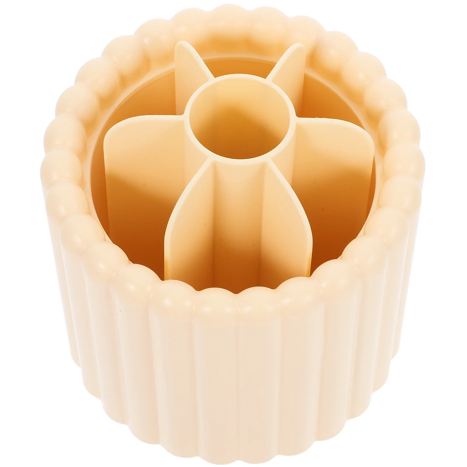 

Brush Holder for Vanity Toilet Storage Bin Rotatable Pen Makeup Bucket Organizer