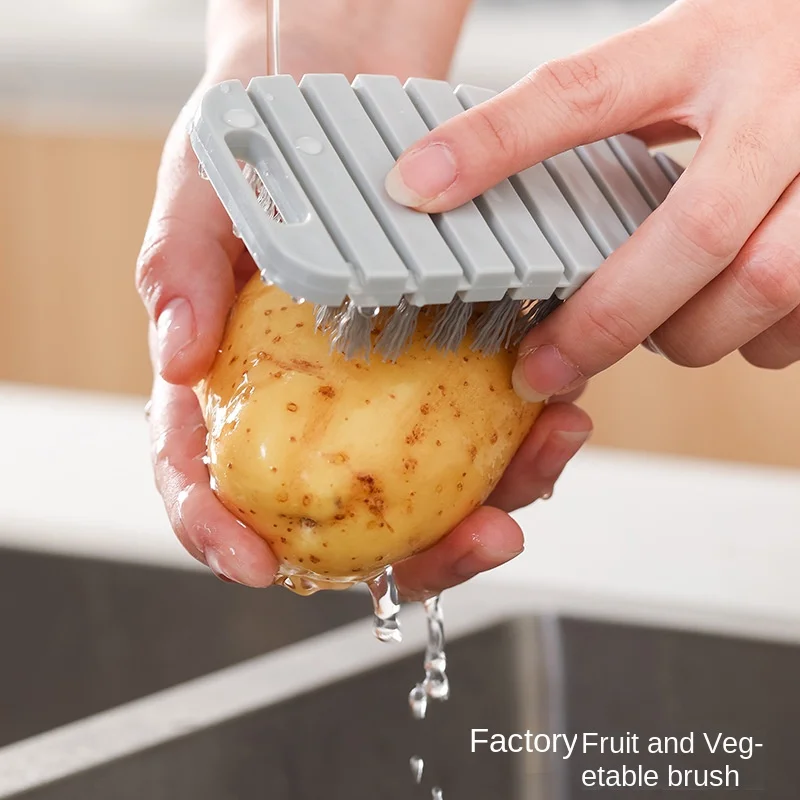 1 PC Animal Design Scrub Brush Vegetable Cleaning Potato Fruit Cleaner Scrubber