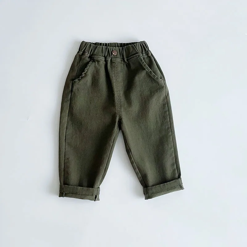 Kids Pants Spring Baby Girl Boy 0-5Y Baby Blue Jeans Toddler Girls Trousers