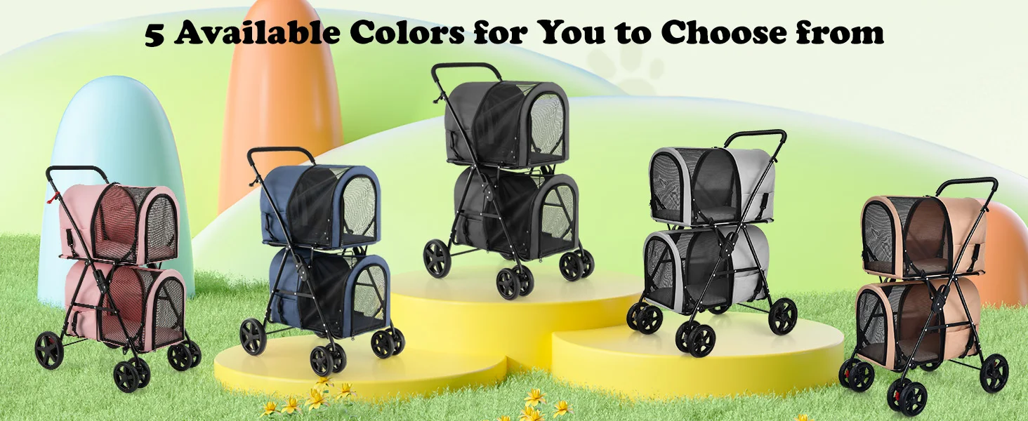  Dog Stroller for Small Medium Dogs