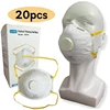 FFP2 NR Cup-Shaped Masks with Valves Mask for Adults CE Protective Face Mask Particel Filtering Half Masks 20PCS/ Pack 