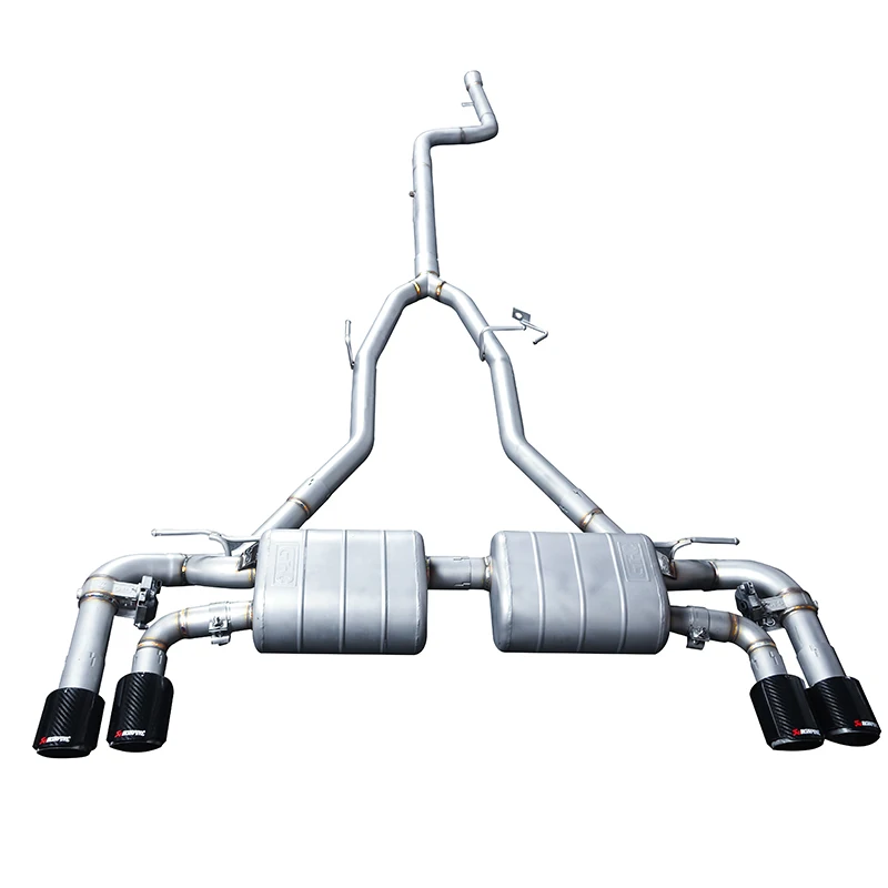 For BMW G30 540I G38 540LI B58 2.0T Exhaust System Stainless Steel Performance Dual Muffler Valve Exhaust Pipe