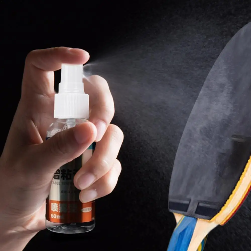 Description Picture 3 of item60ml Professional Cleaning Agent Table Tennis Racket Rubber Cleaner Pingpong Tackifier Rubber Racket Spray Type Anti-static