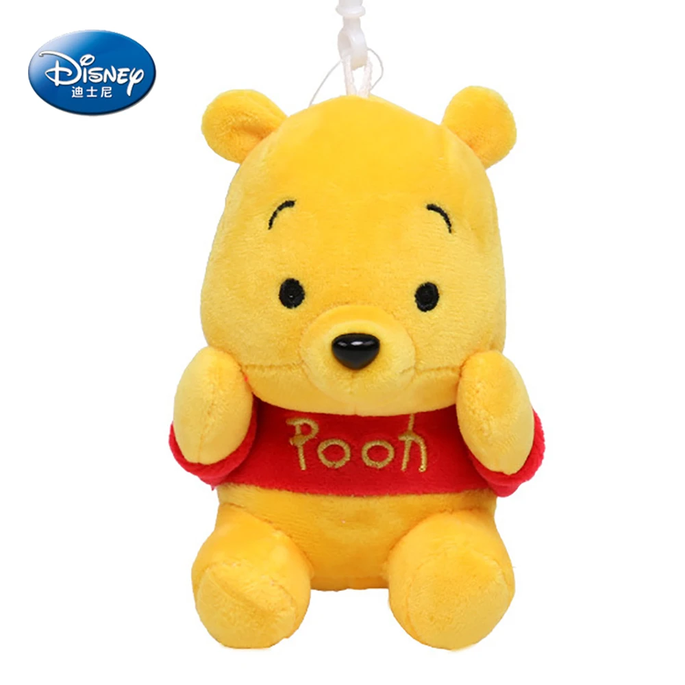 Disney Winnie The Pooh Stuffed Plush Pendant For Boys Girls Lovely Cartoon Bear Plush Toys Kids Adults Bag Decorations Kids Gift