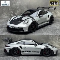 ⁦NOREV مجسم سيارة بورش 911 GT3 RS 2022 عالي الجودة جدا | Porsche 911 GT3 RS 2022 Diecast Car Model NOREV High Quality⁩ - الصورة ⁦6⁩