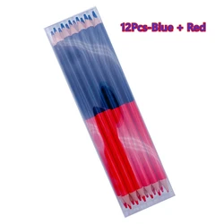 Premium Graphite Art Pencil Set - 12 Professional Sketching & Shading Pencils (12Pcs - Blue and Red)