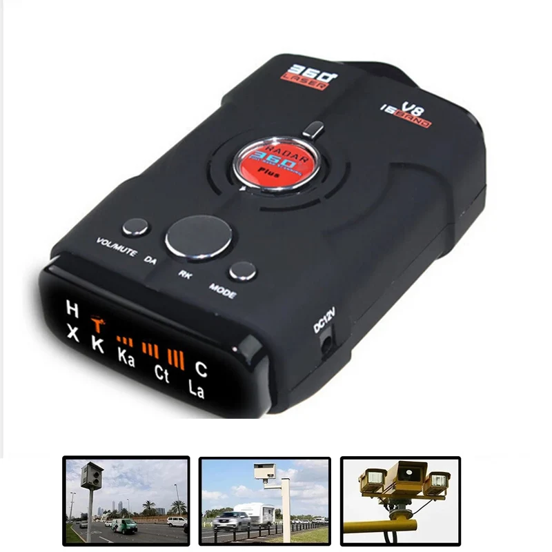 Détecteur de Radar GPS de voiture 2 en 1 V9, Mode de Signature X K VG KA,  bandes Laser pour russe et anglais, 1 à 5 pièces - AliExpress