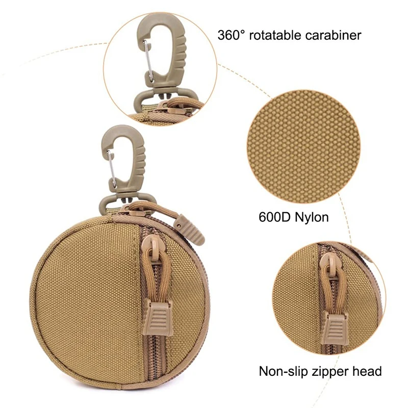 Benepaw Portable Dog Treat Bag Tactical Durable Lightweight Food Pet Pouch With Rotatable Carabiner For Puppy Training