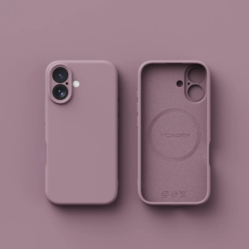 Original Liquid Silicone For Magsafe Magnetic Case For iPhone 17Air 16E 16 Plus 15 14 13 12 17 Pro Max Soft Matte Candy Cover 3