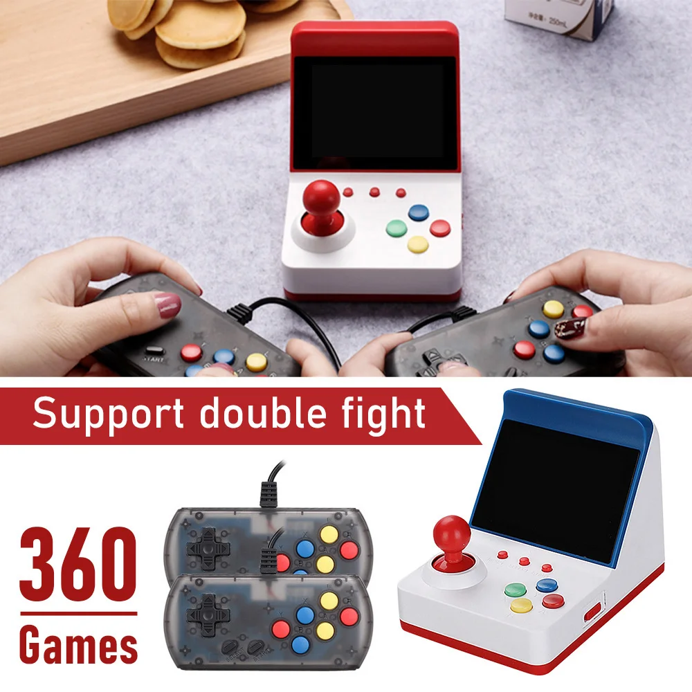 360 Video Games3inch 8Bit Portable Retro Mini Arcade Station Handheld Game Console Built-in Classic Family TV F C Boy Gift