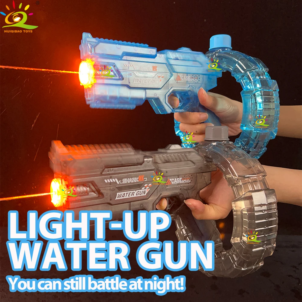 רובה מים חשמלי אוטומטי עם תוף גדול ותאורת LED – מבצע קיץ - תמונה 3