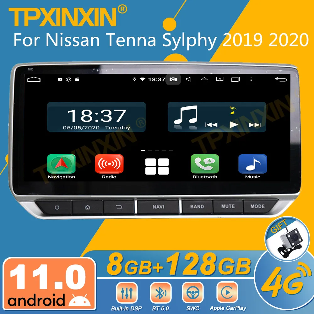 

For Nissan Tenna Sylphy 2019 2020 Android Car Radio 2 Din Autoradio Stereo Receiver GPS Navigator Multimedia Player Head Unit