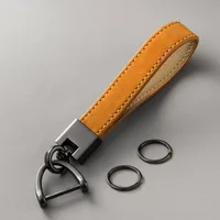 Key Chains for Men and Women Top Layer Cowhide Car Key Pendants, Genuine Leather Key Chains Gifts Business Gifts 3