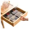 4 Pack Airtight Food Storage Containers Storage Boxes Storage Tank with Lids Divided Storage Containers  460ML 2