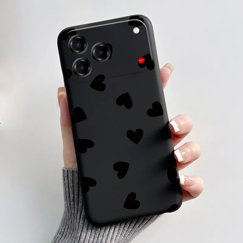 Luxury Cute Love Rabbit Black Silicone Soft Phone Case Cover