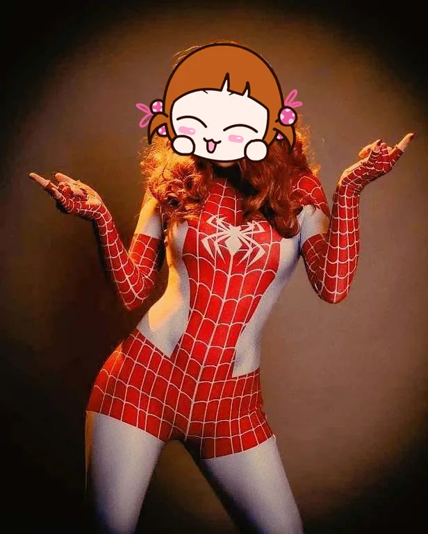 

Women MJ Spidercosplay Costume Adults Kids Girls Women Superhero Zentai Halloween Bodysuit Party Jumpsuit