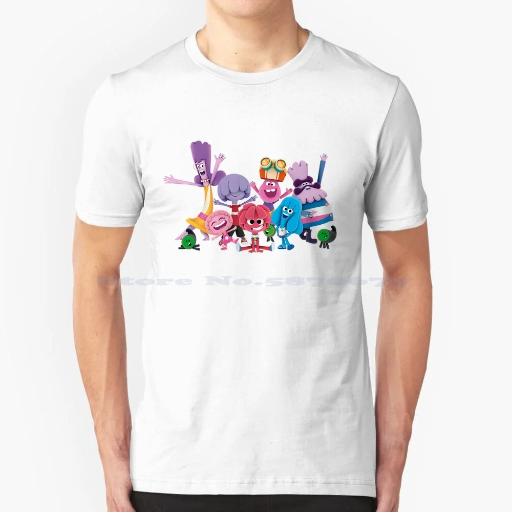 Jelly Jam Tutti I Personaggi T Shirt 100% Cotone Tee Tv Series Tv Cartoon Beautiful Jelly Jamma Goomo Jam Rita Jelly Jam