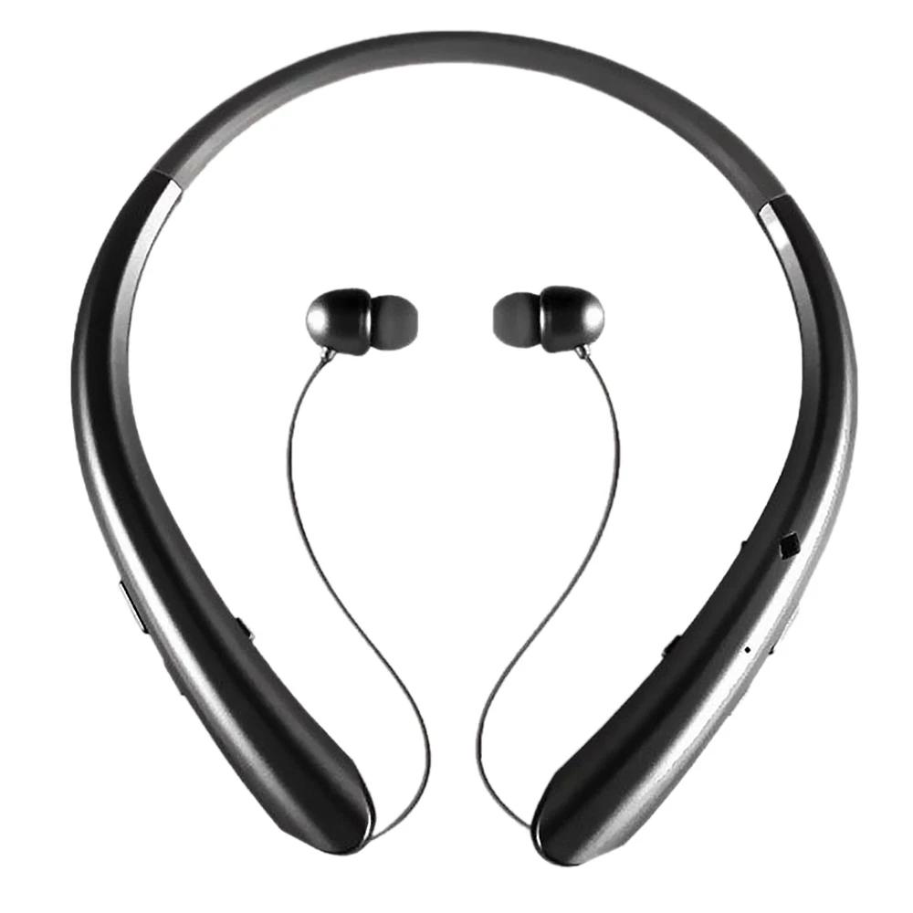 

Беспроводные стерео наушники HWS916 с Bluetooth 4,1, беспроводные наушники с шейным ободом и микрофоном, выдвижные Наушники (черные)