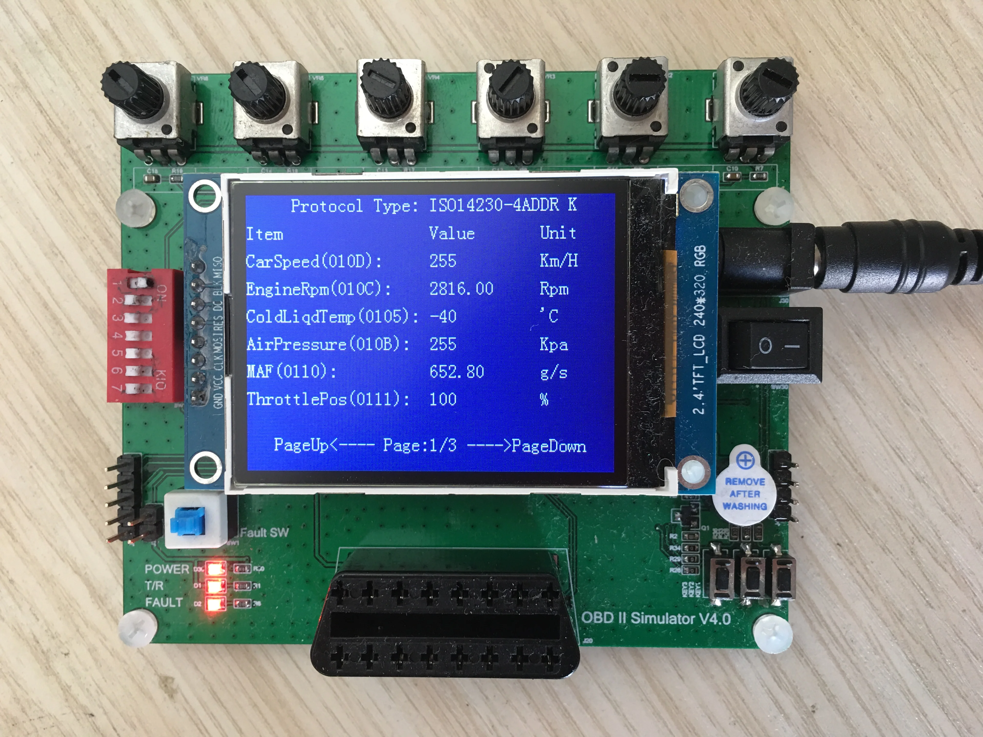 

Бортовой симулятор OBD/Симулятор ECU/симулятор J1939/разработка тестирования ELM327/Сеть транспортных средств