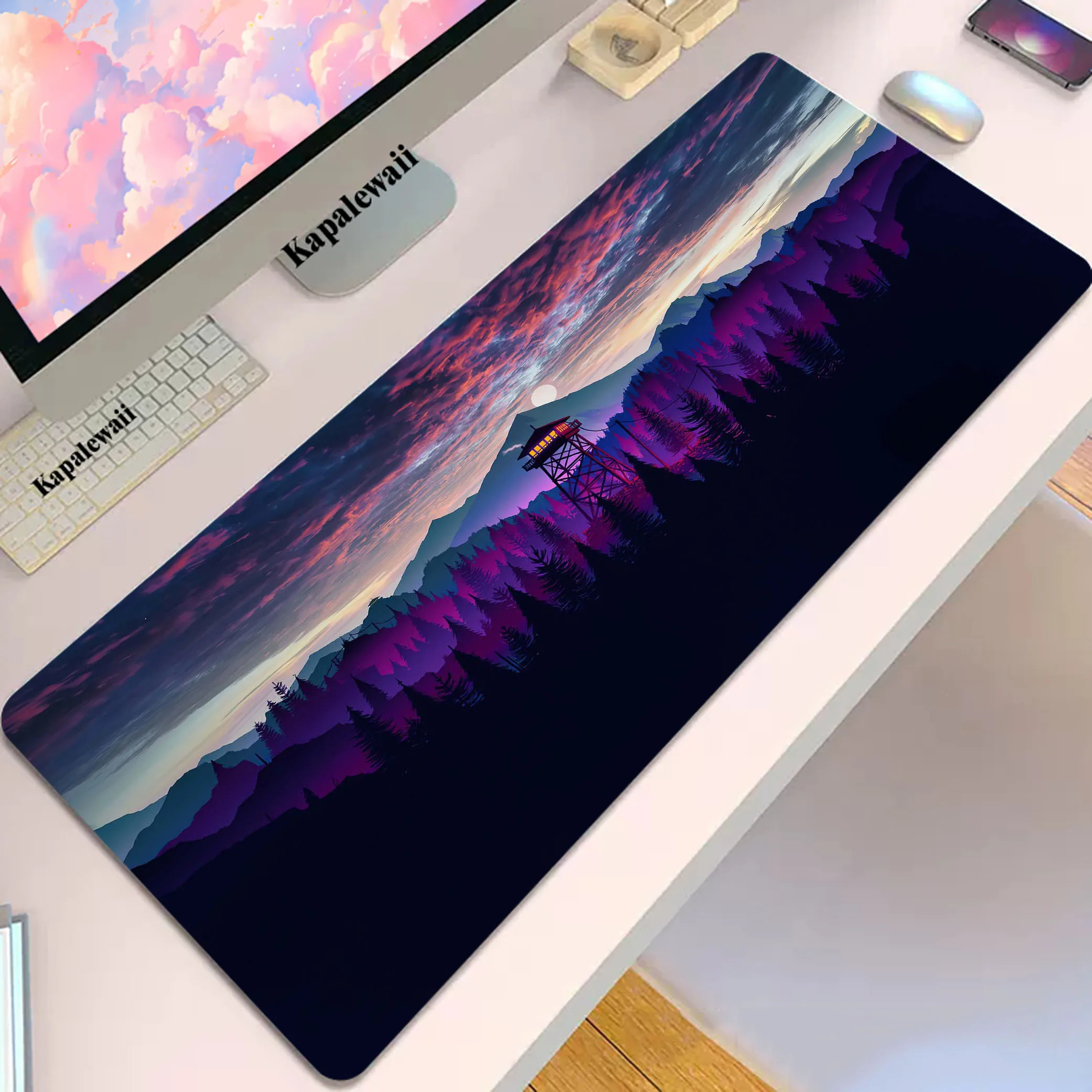 

Firewatch Gaming Locking Edge Mouse Pad Large Mouse Mat Laptop Mouse Carpet Game Carpet Keyboard Pads Gamer Anti-slip Desk Mat