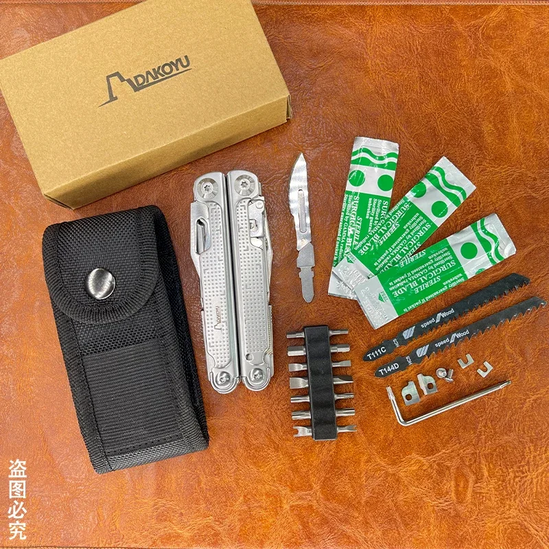 새로운 DAKOYU Multitool DK-Vulcan 7CR 고경도 EDC 다기능 접이식 펜치 조합 도구 야외 장비 휴대용
