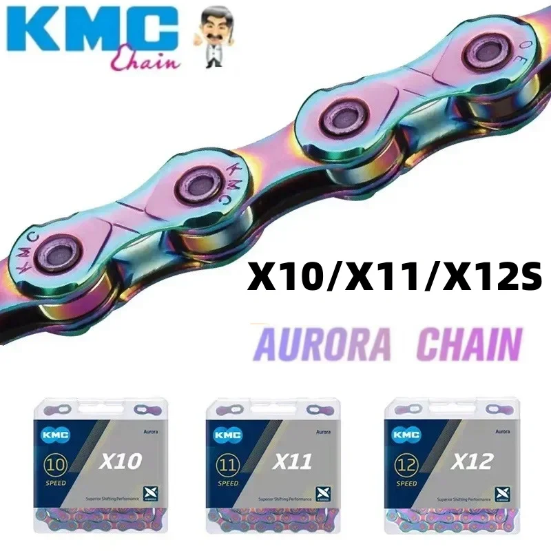 

Велосипедная цепь KMC X10 X11 X12 Aurora Color 8S 9S 10S